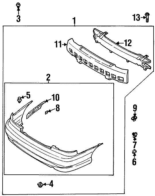 5REAR BUMPER. BUMPER & COMPONENTS.https://images.simplepart.com/images/parts/motor/fullsize/2401415.png