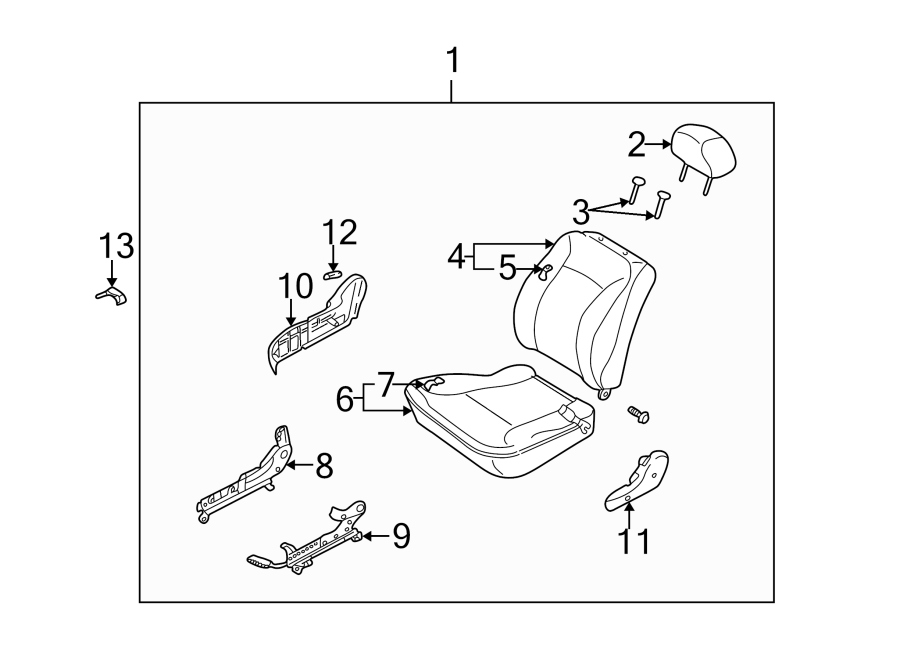 2SEATS & TRACKS. FRONT SEAT COMPONENTS.https://images.simplepart.com/images/parts/motor/fullsize/2410277.png