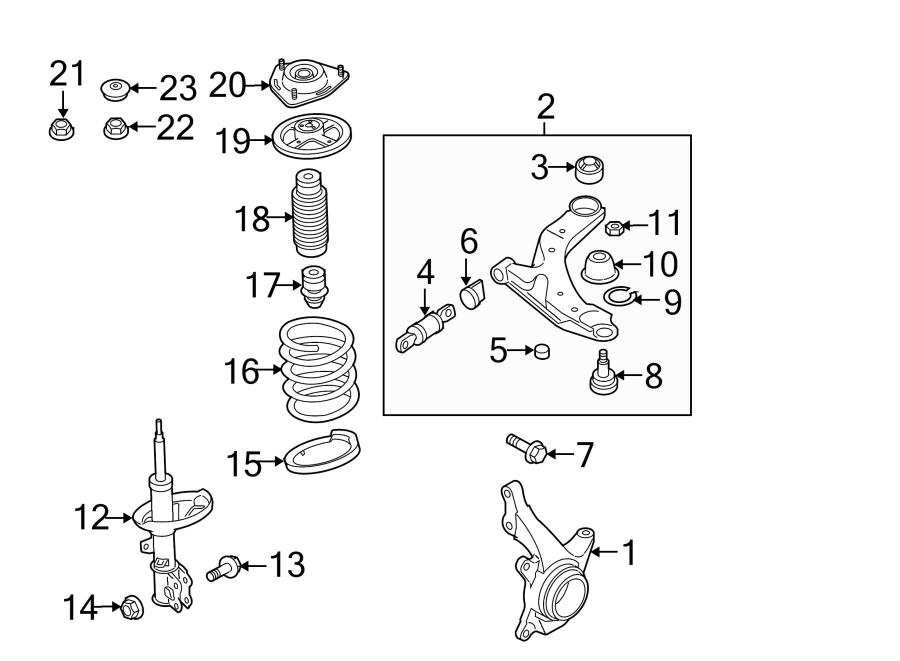 11FRONT SUSPENSION. SUSPENSION COMPONENTS.https://images.simplepart.com/images/parts/motor/fullsize/2411180.png