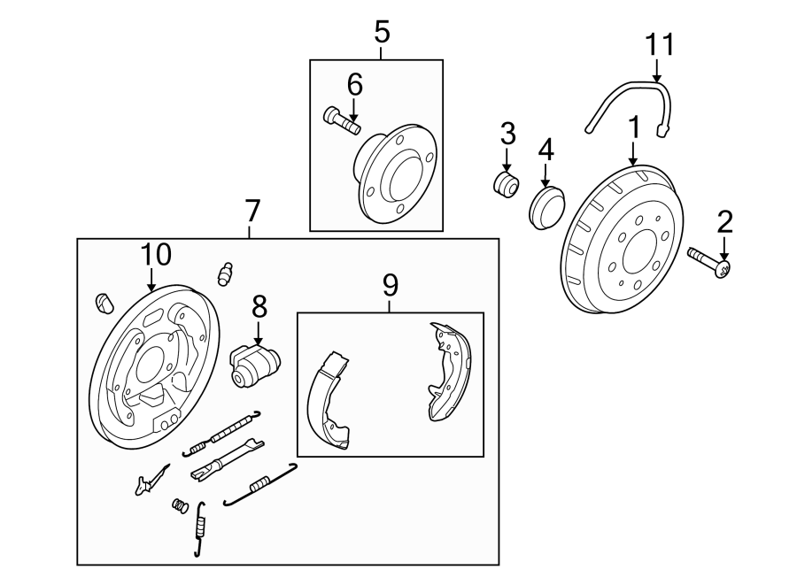 10REAR SUSPENSION. BRAKE COMPONENTS.https://images.simplepart.com/images/parts/motor/fullsize/2411445.png