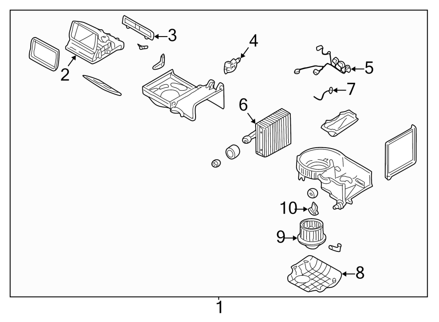 7AIR CONDITIONER & HEATER. EVAPORATOR COMPONENTS.https://images.simplepart.com/images/parts/motor/fullsize/2415065.png