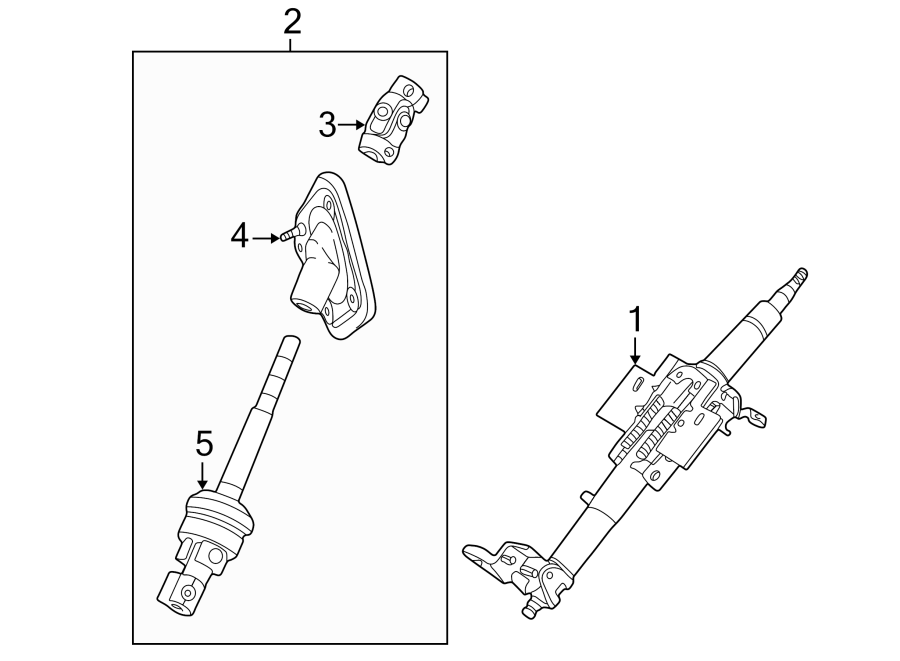 2STEERING COLUMN ASSEMBLY.https://images.simplepart.com/images/parts/motor/fullsize/2415230.png