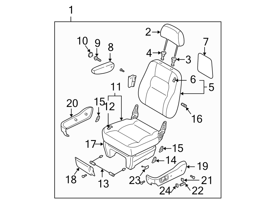 7SEATS & TRACKS. FRONT SEAT COMPONENTS.https://images.simplepart.com/images/parts/motor/fullsize/2415330.png