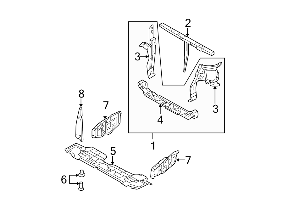 8RADIATOR SUPPORT. SPLASH SHIELDS.https://images.simplepart.com/images/parts/motor/fullsize/2416025.png