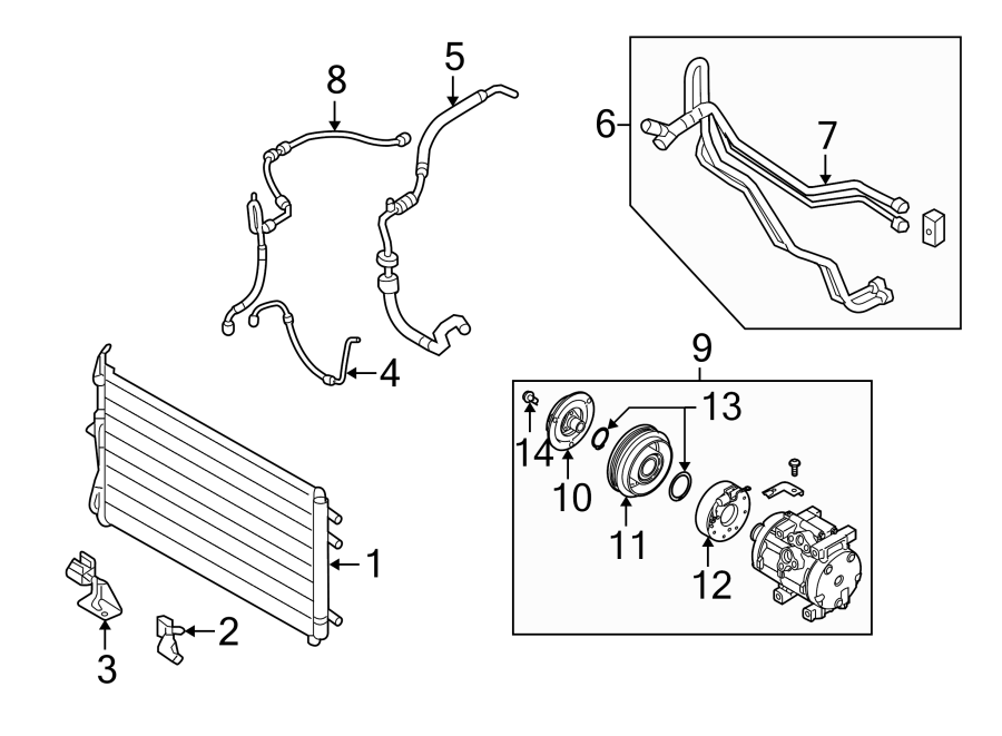 10AIR CONDITIONER & HEATER. COMPRESSOR & LINES. CONDENSER.https://images.simplepart.com/images/parts/motor/fullsize/2416055.png