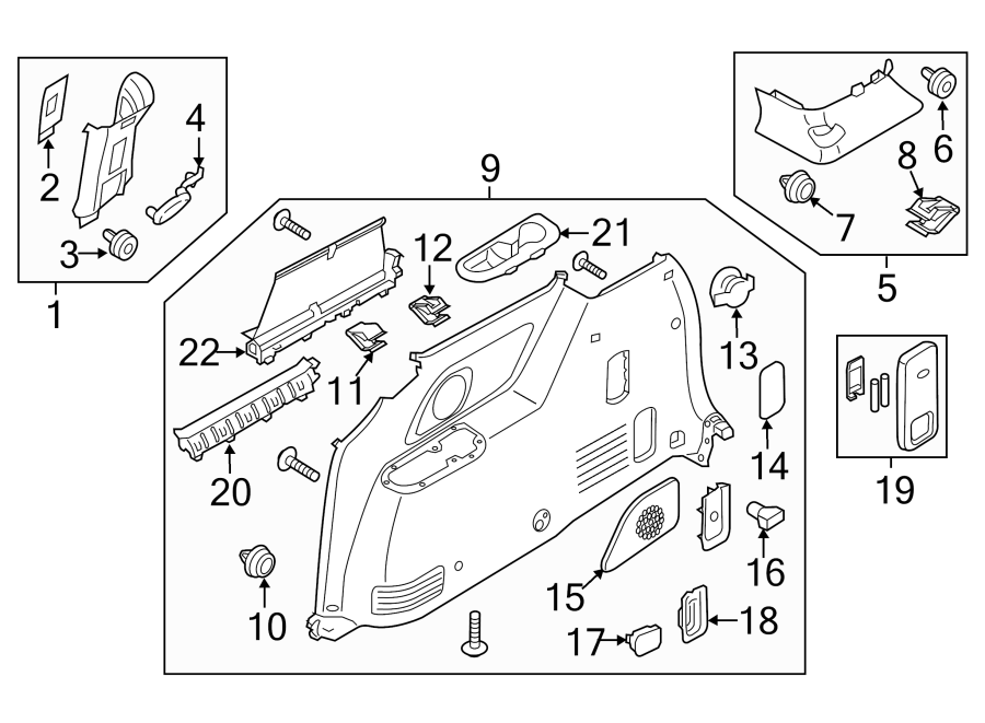 22Side panel. Interior trim.https://images.simplepart.com/images/parts/motor/fullsize/2418605.png