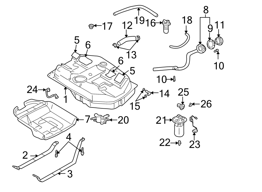 26FUEL SYSTEM COMPONENTS.https://images.simplepart.com/images/parts/motor/fullsize/2420380.png