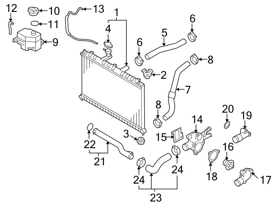 10RADIATOR & COMPONENTS.https://images.simplepart.com/images/parts/motor/fullsize/2421040.png