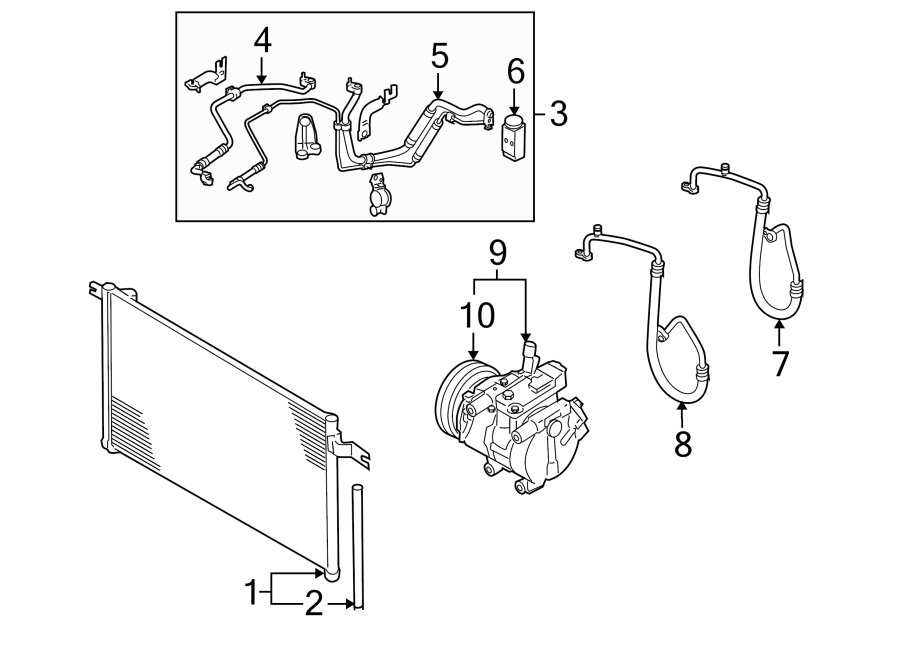 2AIR CONDITIONER & HEATER. COMPRESSOR & LINES. CONDENSER.https://images.simplepart.com/images/parts/motor/fullsize/2421060.png