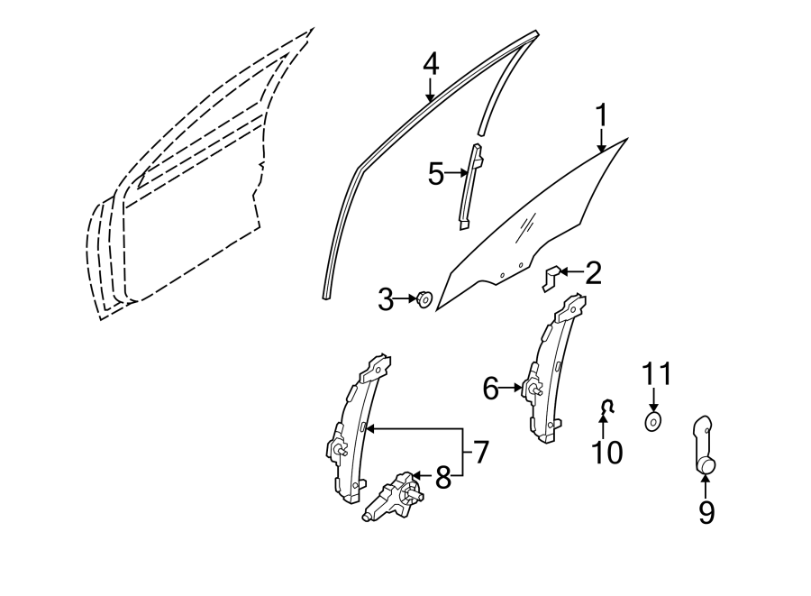 5FRONT DOOR. GLASS & HARDWARE.https://images.simplepart.com/images/parts/motor/fullsize/2421415.png