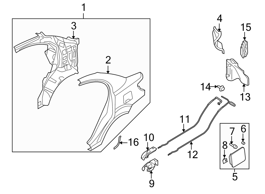 6EXTERIOR TRIM. QUARTER PANEL & COMPONENTS.https://images.simplepart.com/images/parts/motor/fullsize/2421485.png