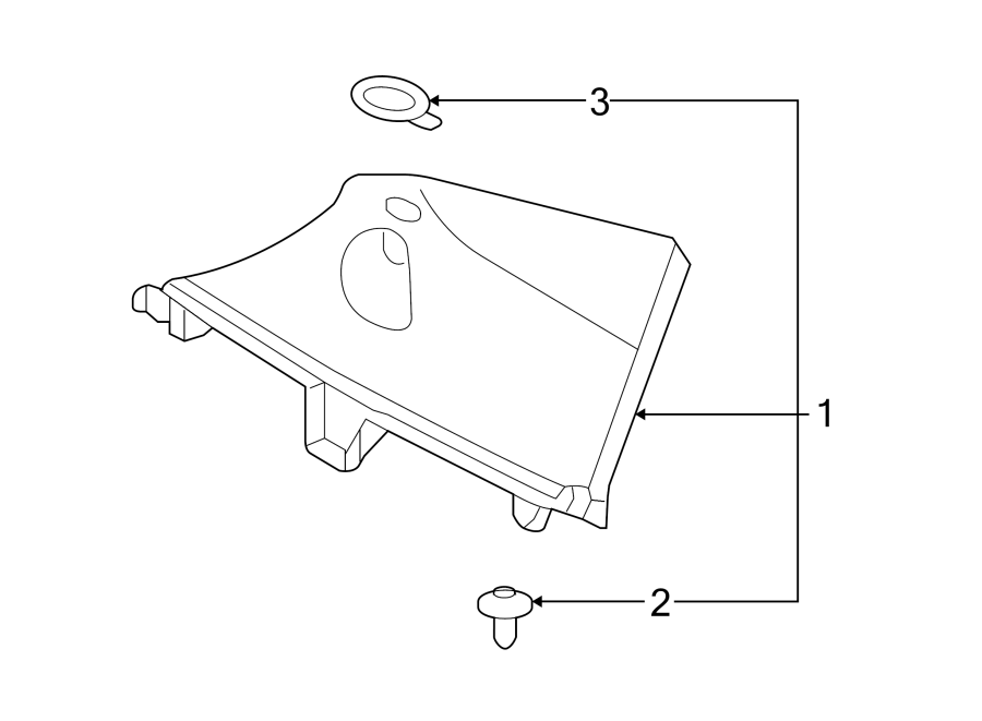 Diagram QUARTER PANEL. INTERIOR TRIM. for your 2020 Kia Forte   