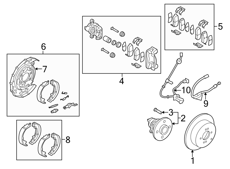 2REAR SUSPENSION. BRAKE COMPONENTS.https://images.simplepart.com/images/parts/motor/fullsize/2421540.png