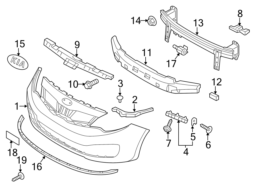 4FRONT BUMPER & GRILLE. BUMPER & COMPONENTS.https://images.simplepart.com/images/parts/motor/fullsize/2422005.png