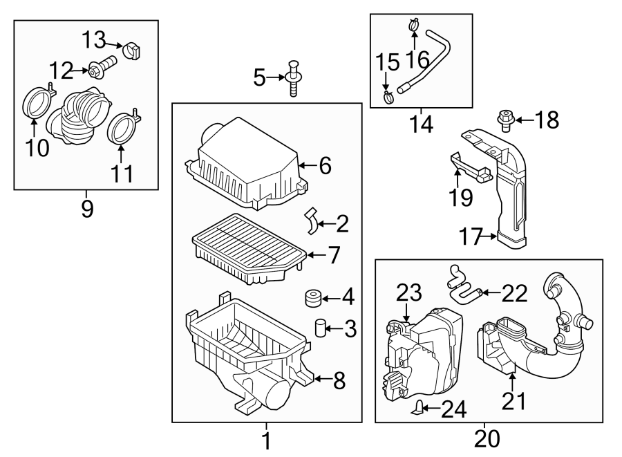 1ENGINE / TRANSAXLE. AIR INTAKE.https://images.simplepart.com/images/parts/motor/fullsize/2422170.png