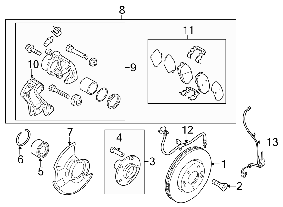 5FRONT SUSPENSION. BRAKE COMPONENTS.https://images.simplepart.com/images/parts/motor/fullsize/2422215.png