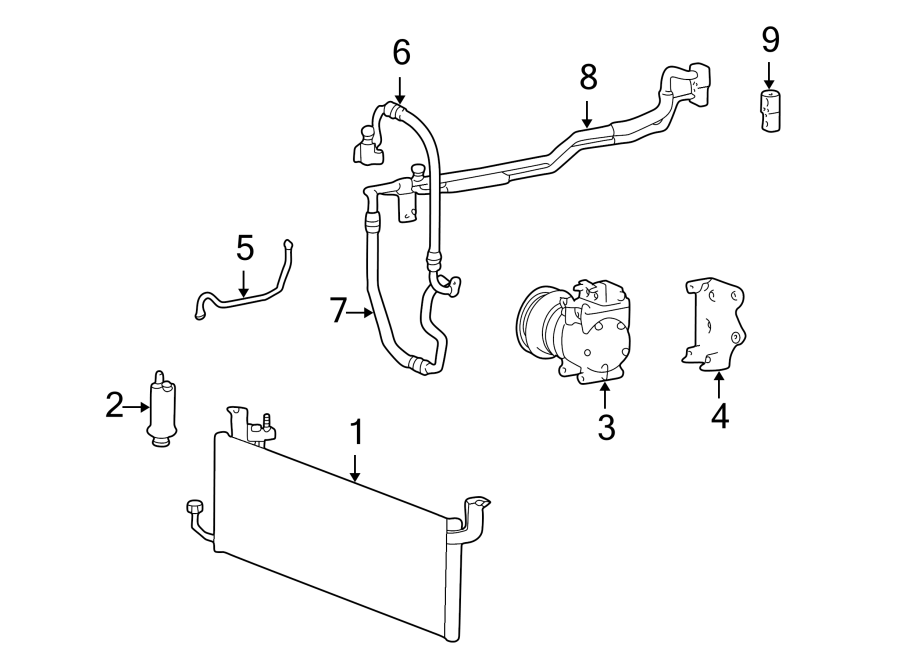 2AIR CONDITIONER & HEATER. COMPRESSOR & LINES. CONDENSER.https://images.simplepart.com/images/parts/motor/fullsize/2430120.png