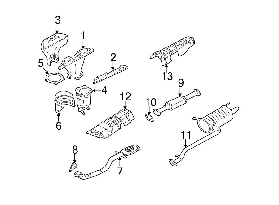 3Exhaust system. Exhaust components.https://images.simplepart.com/images/parts/motor/fullsize/2430350.png