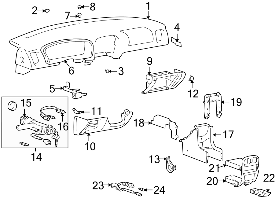 14INSTRUMENT PANEL.https://images.simplepart.com/images/parts/motor/fullsize/2430500.png