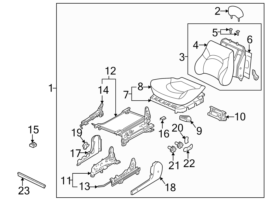 2SEATS & TRACKS. FRONT SEAT COMPONENTS.https://images.simplepart.com/images/parts/motor/fullsize/2430535.png