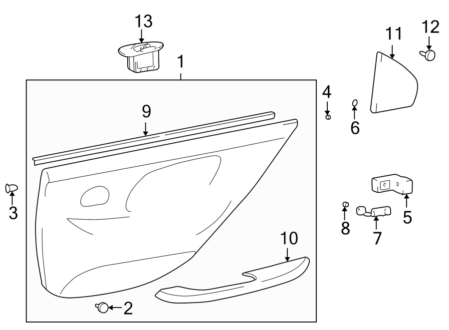 8REAR DOOR. INTERIOR TRIM.https://images.simplepart.com/images/parts/motor/fullsize/2430660.png