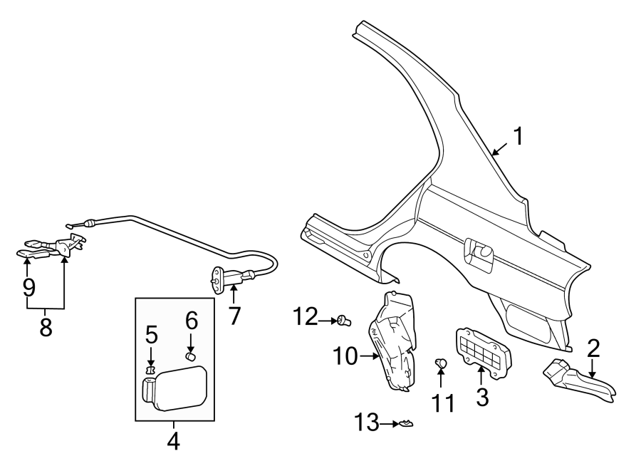 6QUARTER PANEL & COMPONENTS.https://images.simplepart.com/images/parts/motor/fullsize/2430680.png