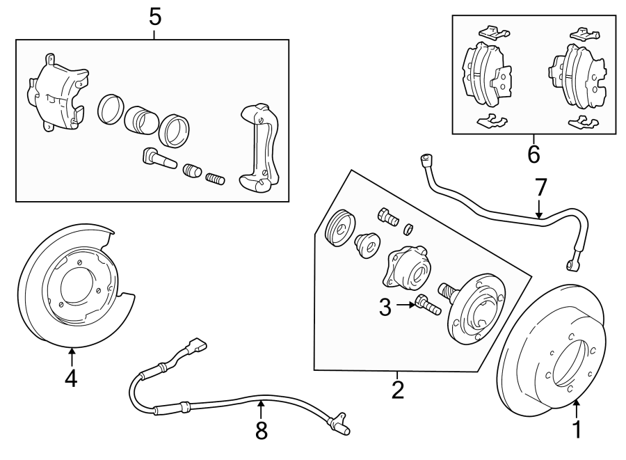 5REAR SUSPENSION. BRAKE COMPONENTS.https://images.simplepart.com/images/parts/motor/fullsize/2430715.png