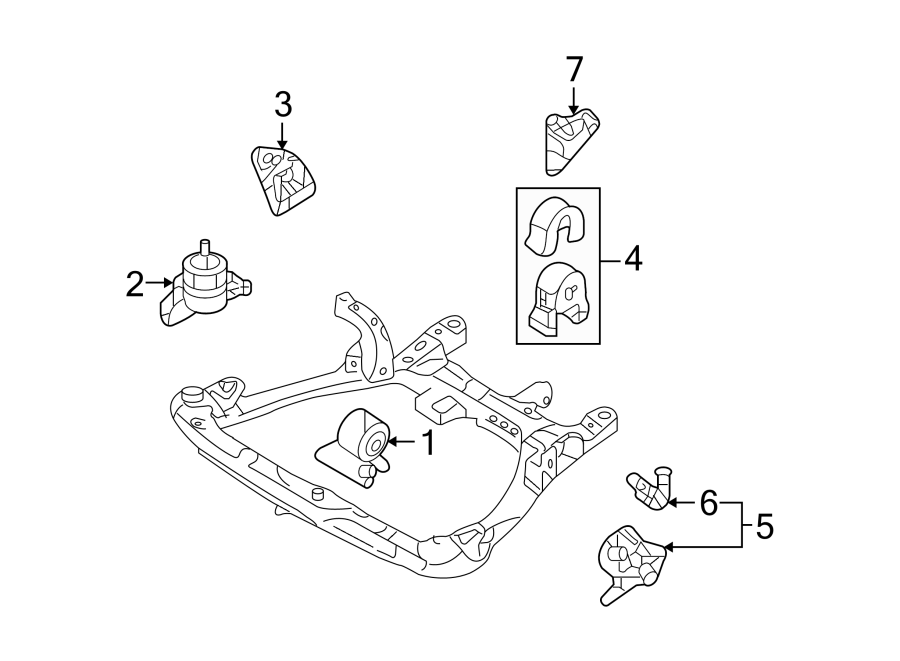 5ENGINE / TRANSAXLE. ENGINE & TRANS MOUNTING.https://images.simplepart.com/images/parts/motor/fullsize/2431215.png