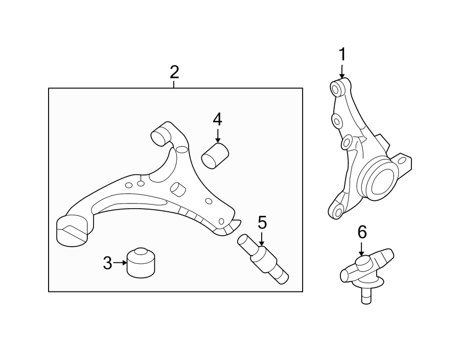 6FRONT SUSPENSION. SUSPENSION COMPONENTS.https://images.simplepart.com/images/parts/motor/fullsize/2431305.png