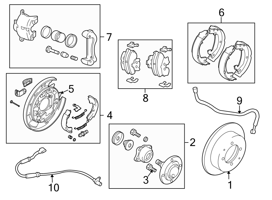 3REAR SUSPENSION. BRAKE COMPONENTS.https://images.simplepart.com/images/parts/motor/fullsize/2431565.png