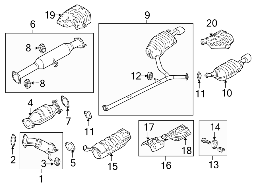 12EXHAUST SYSTEM. EXHAUST COMPONENTS.https://images.simplepart.com/images/parts/motor/fullsize/2433255.png