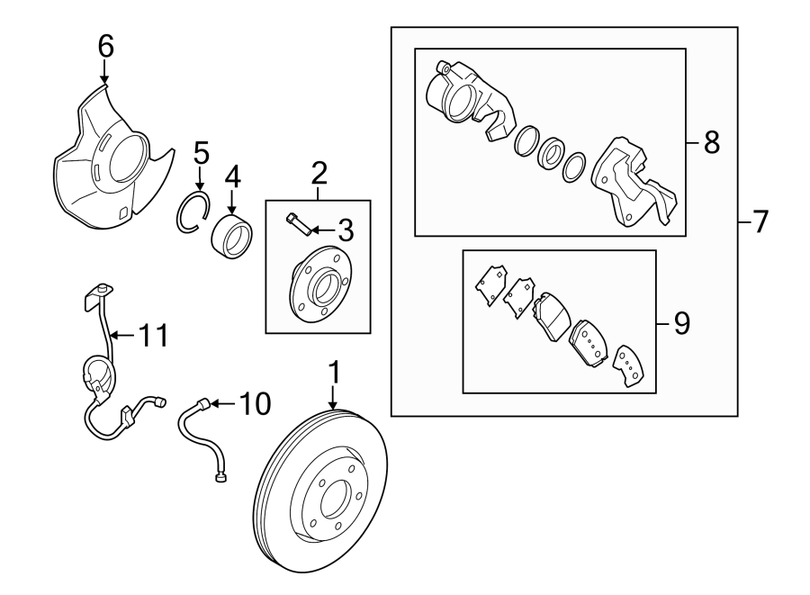 2FRONT SUSPENSION. BRAKE COMPONENTS.https://images.simplepart.com/images/parts/motor/fullsize/2433281.png