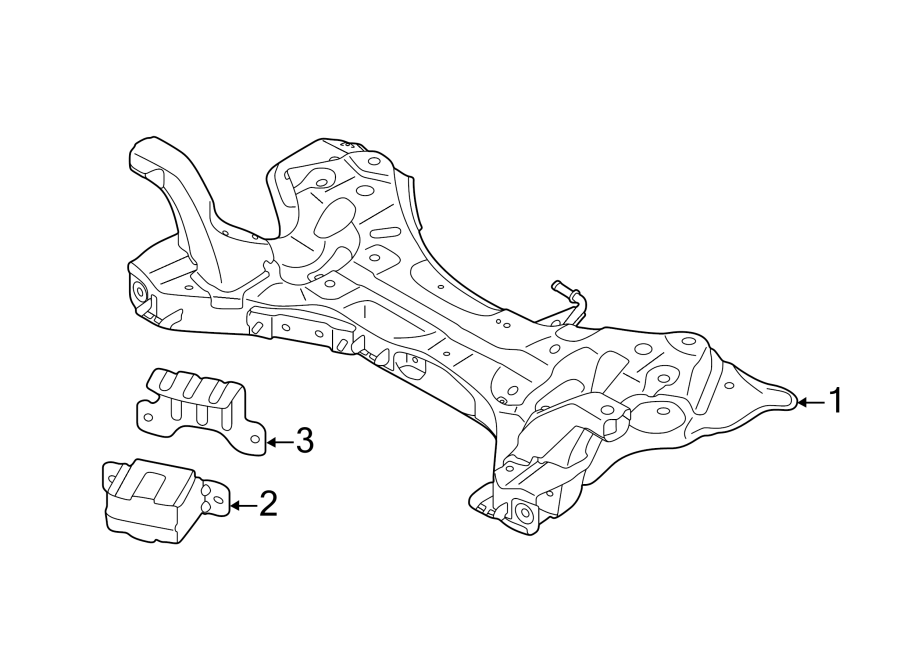 1FRONT SUSPENSION. SUSPENSION MOUNTING.https://images.simplepart.com/images/parts/motor/fullsize/2433295.png