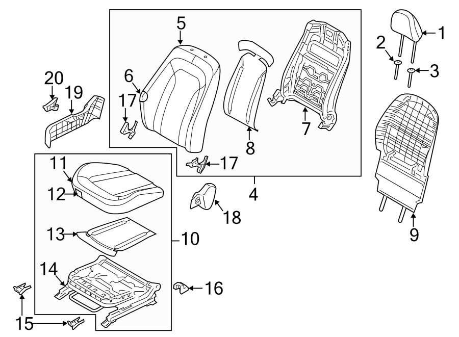 4SEATS & TRACKS. PASSENGER SEAT COMPONENTS.https://images.simplepart.com/images/parts/motor/fullsize/2433405.png