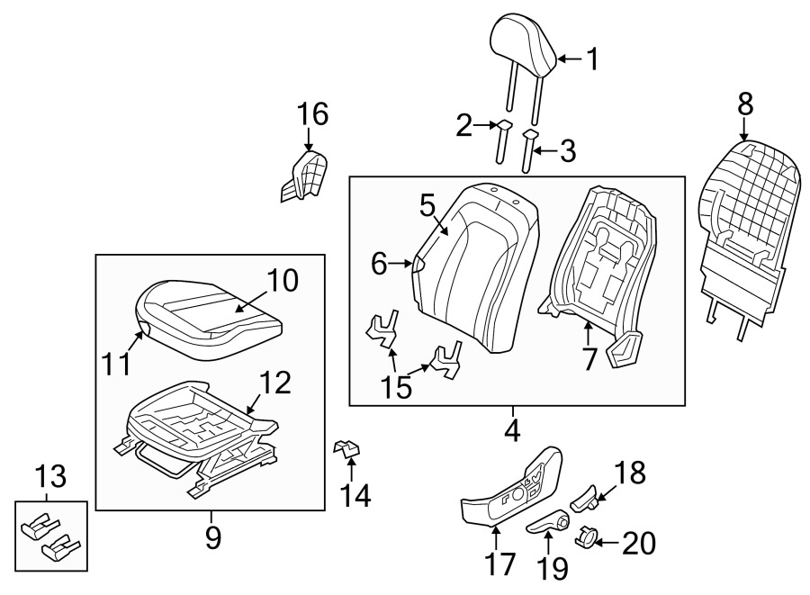 13SEATS & TRACKS. DRIVER SEAT COMPONENTS.https://images.simplepart.com/images/parts/motor/fullsize/2433415.png