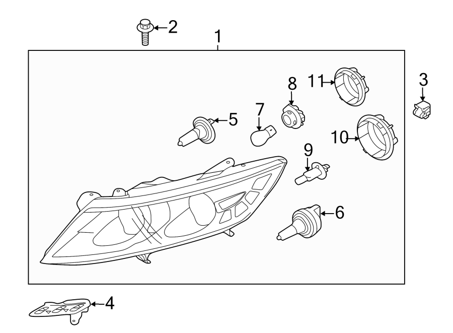 8FRONT LAMPS. HEADLAMP COMPONENTS.https://images.simplepart.com/images/parts/motor/fullsize/2434015.png