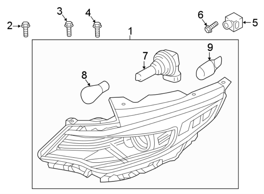 7FRONT LAMPS. HEADLAMP COMPONENTS.https://images.simplepart.com/images/parts/motor/fullsize/2436025.png