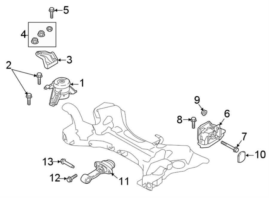 11Engine / transaxle. Engine & TRANS mounting.https://images.simplepart.com/images/parts/motor/fullsize/2436378.png