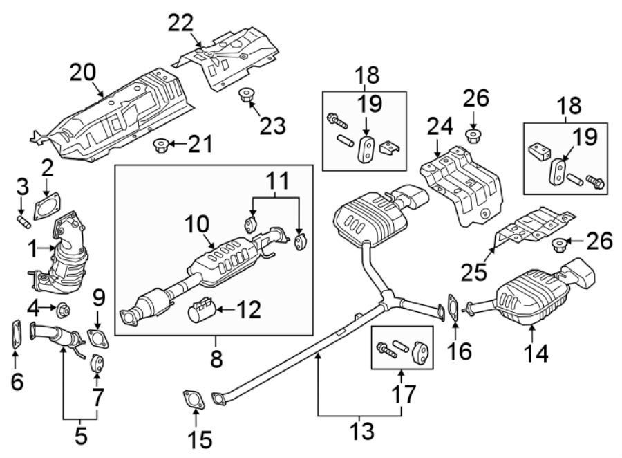 2EXHAUST SYSTEM. EXHAUST COMPONENTS.https://images.simplepart.com/images/parts/motor/fullsize/2436395.png