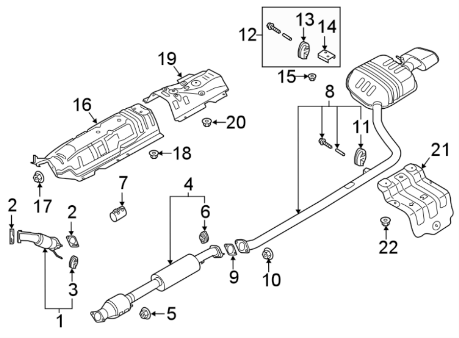 6EXHAUST SYSTEM. EXHAUST COMPONENTS.https://images.simplepart.com/images/parts/motor/fullsize/2436405.png