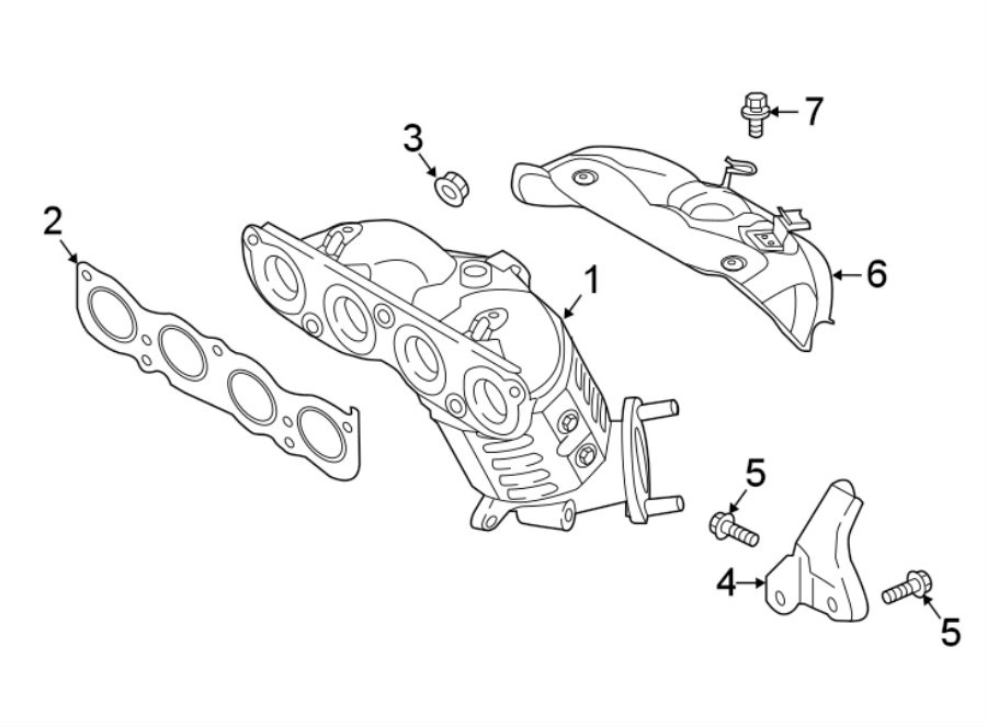 3Exhaust system. Manifold.https://images.simplepart.com/images/parts/motor/fullsize/2436407.png