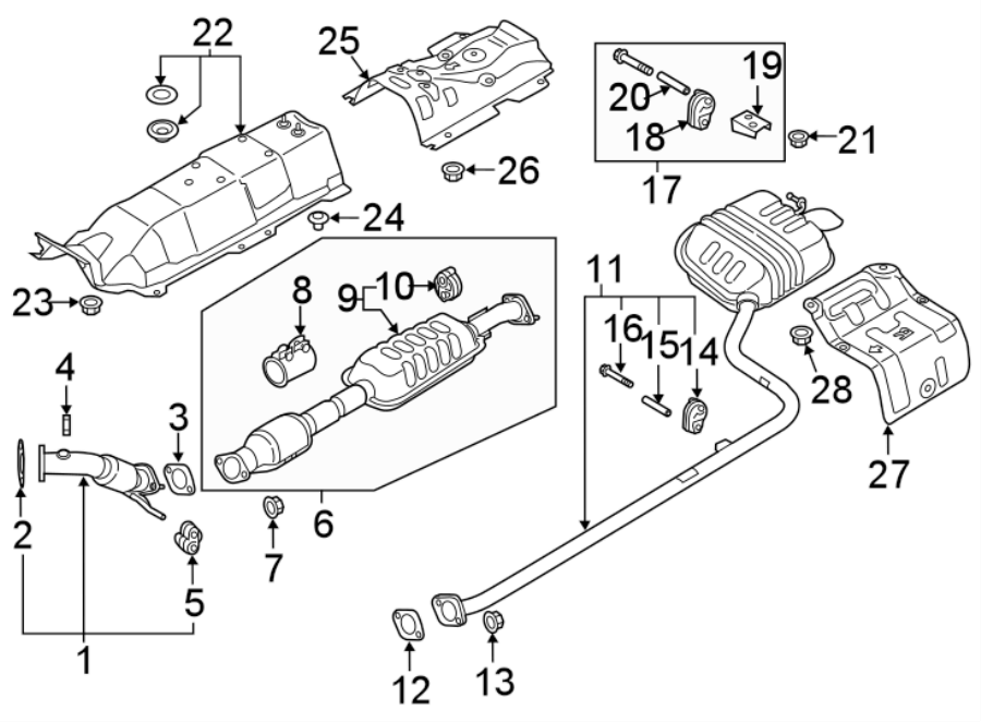 10Exhaust system. Exhaust components.https://images.simplepart.com/images/parts/motor/fullsize/2436409.png