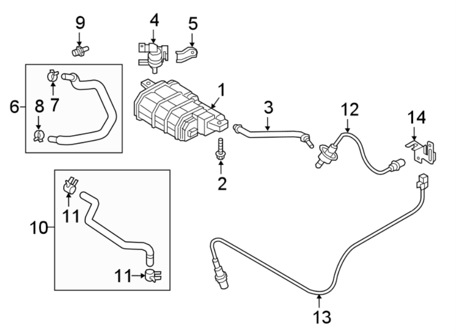 9Emission system. Emission components.https://images.simplepart.com/images/parts/motor/fullsize/2436415.png