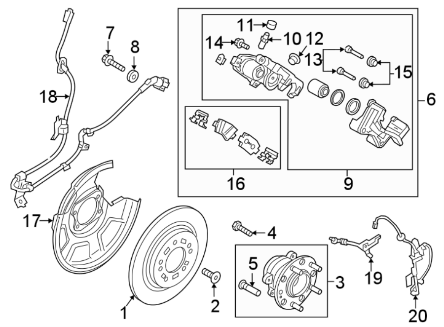 20REAR SUSPENSION. BRAKE COMPONENTS.https://images.simplepart.com/images/parts/motor/fullsize/2436750.png