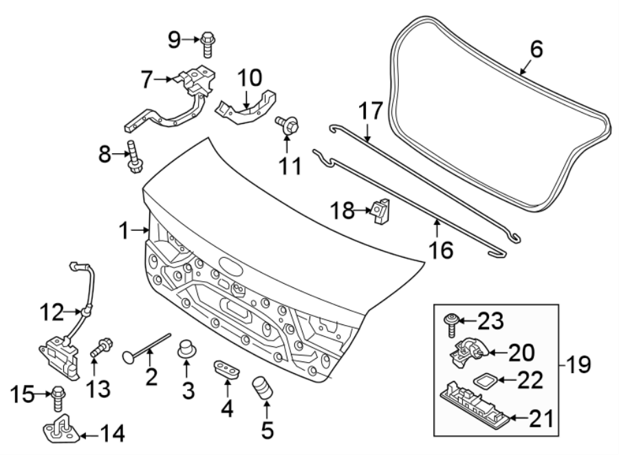 8Trunk lid. Lid & components.https://images.simplepart.com/images/parts/motor/fullsize/2436812.png