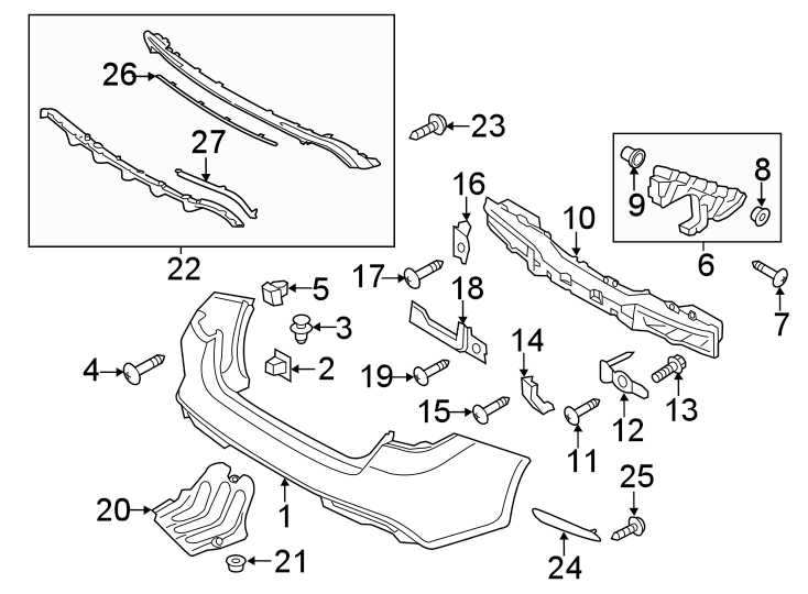 8REAR BUMPER. BUMPER & COMPONENTS.https://images.simplepart.com/images/parts/motor/fullsize/2436865.png