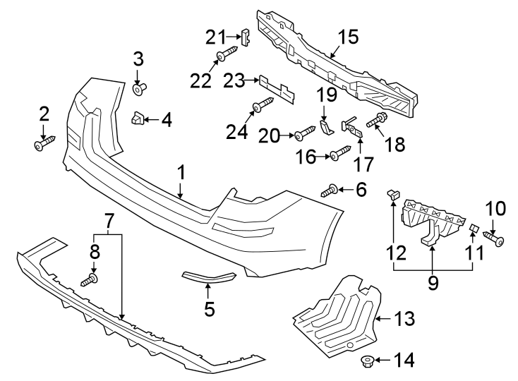 11REAR BUMPER. BUMPER & COMPONENTS.https://images.simplepart.com/images/parts/motor/fullsize/2436866.png