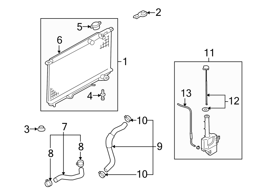 12RADIATOR & COMPONENTS.https://images.simplepart.com/images/parts/motor/fullsize/2437040.png