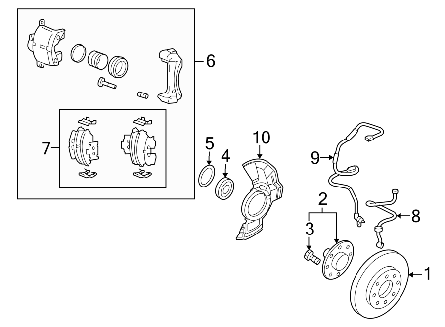 3FRONT SUSPENSION. BRAKE COMPONENTS.https://images.simplepart.com/images/parts/motor/fullsize/2437225.png