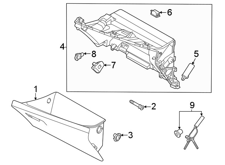 7Instrument panel. Glove box.https://images.simplepart.com/images/parts/motor/fullsize/2438276.png